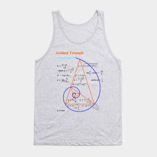 Golden Triangle & Fibonacci Numbers Tank Top